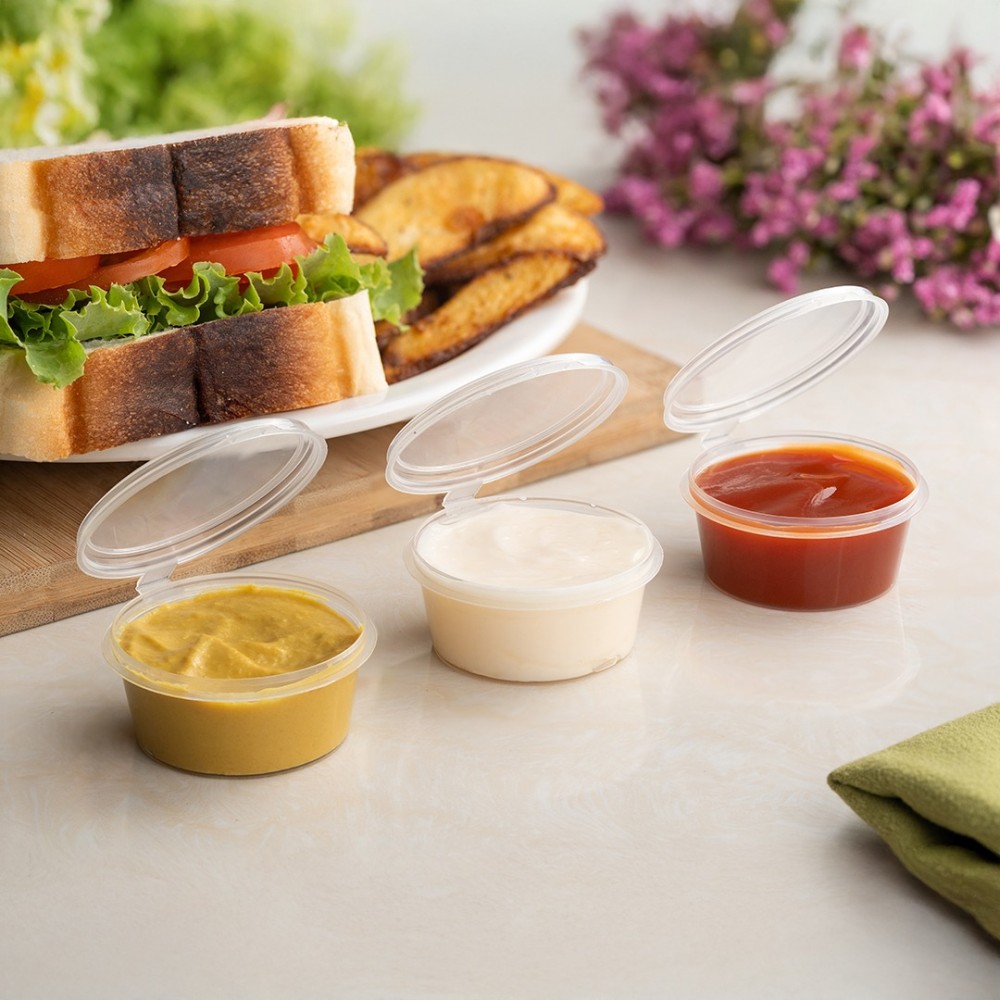 25 ML FLAT  HINGED CONTAINER